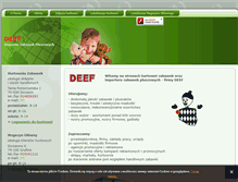 Tablet Screenshot of deef.pl